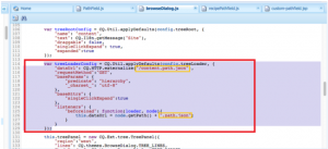 tree structure in browsedialog in AEM