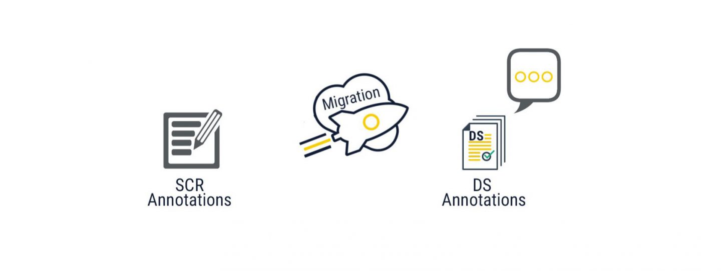 Migration of SCR Annotations to DS Annotations