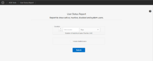 User Status Report in AEM